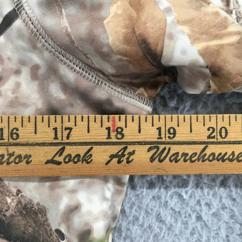 Sudadera Cabelas Manga Raglán Cremallera Completa Mujer S Beige Camuflada Bolsillos Cuello Simulado Foto 4 de 4