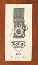 ROLLEI 1966 PRICE LIST/110842