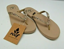 Reef Just Passing Through Thong Sandal STARGAZER GEMSTONE Beige Size: 6-11 NEW