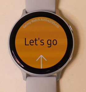 SAMSUNG GALAXY WATCH ACTIVE 2 CLOUD SILVER 44MM SM-R820 GPS ONLY SMARTWATCH  | eBay