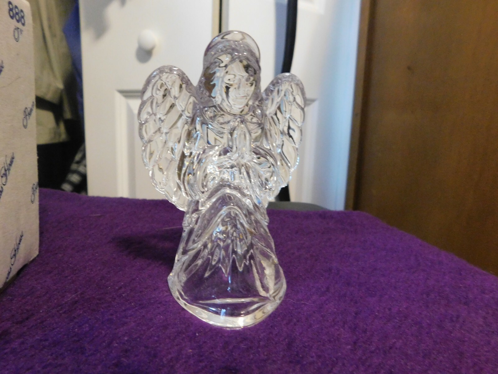 Princess House Crystal Nativity Angel Figurine Made In Germany BOXED