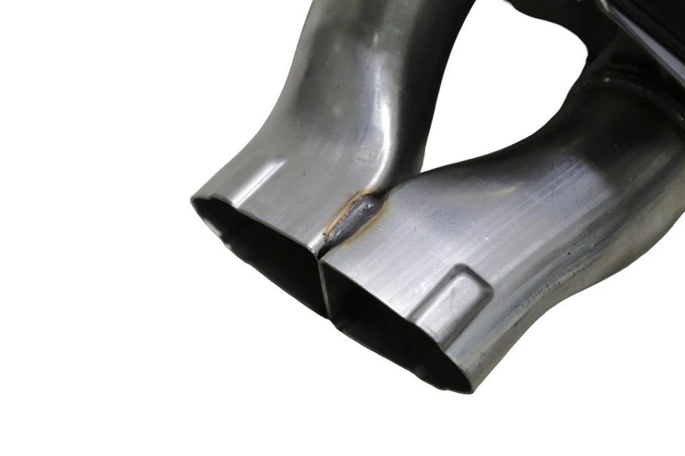 Porsche Panamera 4S Rear Left Engine Exhaust Muffler 2017 2018 2019 2020 OEM - Image 2 of 4