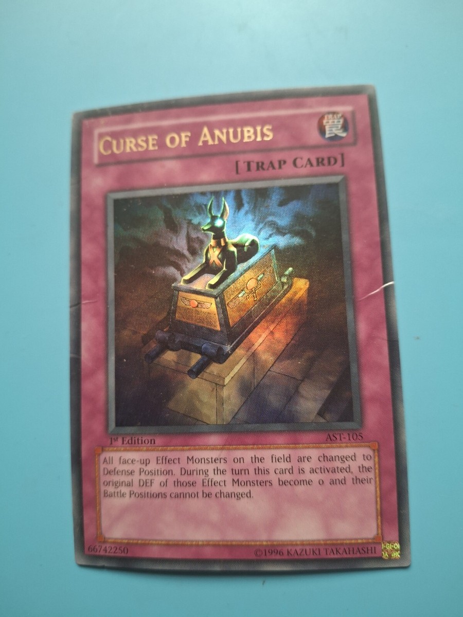 Yugioh Card - Curse Of Anubis 1st Edition AST-105 Ultra Rare HP | eBay
