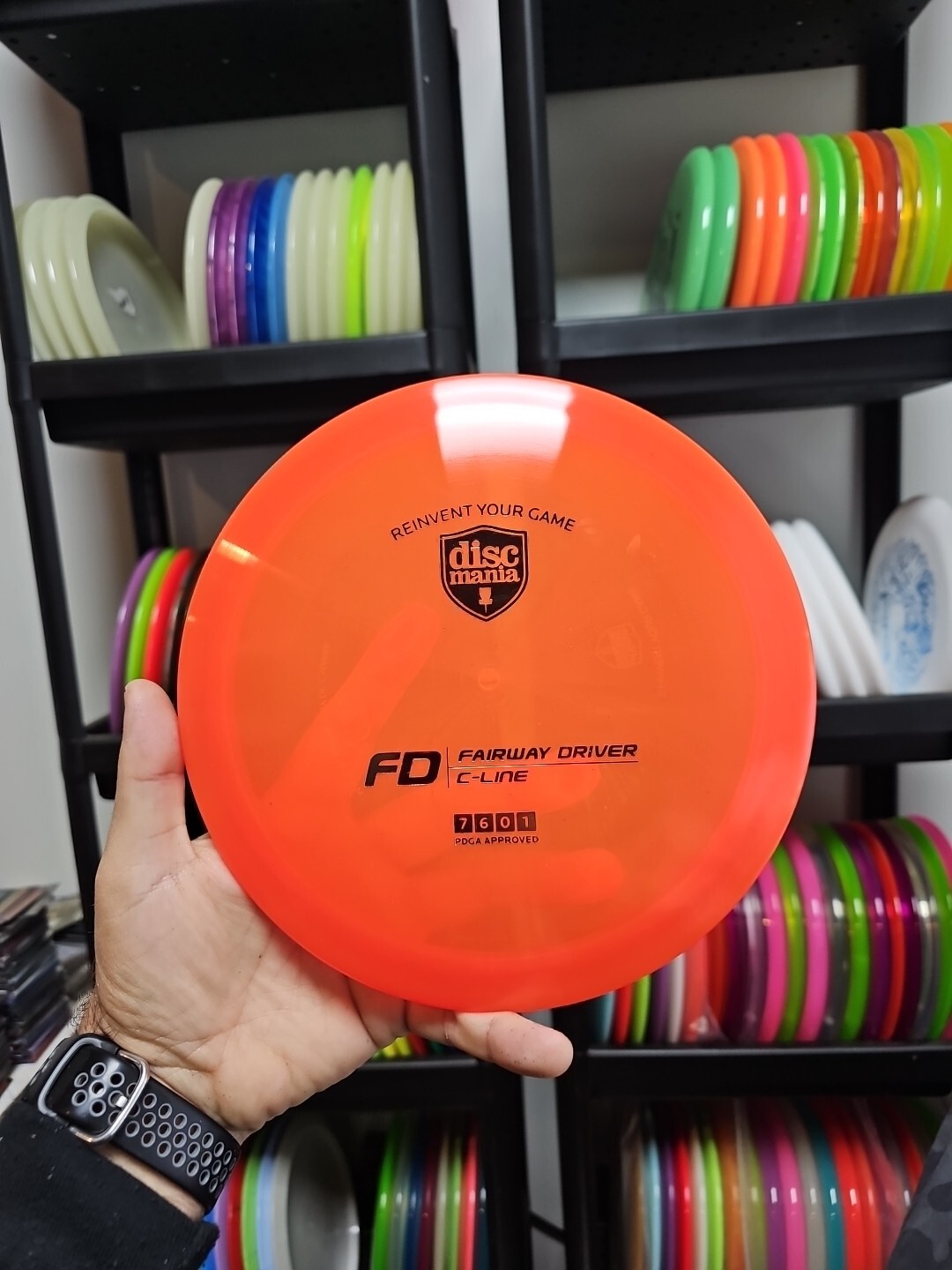 Orange Operators Disc Discmania Discs C-Line FD Orange 176g Fairway Driver Golf Disc | eBay