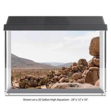 Joshua Tree Park Polyester Fish Tank Glass Back Drop Aquarium Background New