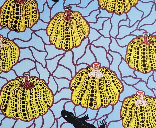 YAYOI KUSAMA *Black Lizards*65 x 50cm*Lithografie*Kunstdruck*limitiert # 100/500 - Bild 4 von 7