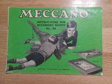Meccano Instructions for Accessory Outfit No 3A