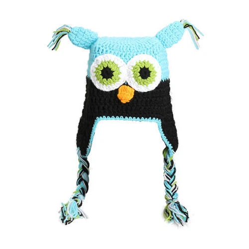 Новорожденный, мальчиков, девочек и ребенка крючком трикотажа фотографии реквизит сова шляпа США - Изображение 4 из 4