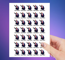 100 x Trump I did That Stickers Decal - 1.1 x 1.2 Inches Each
