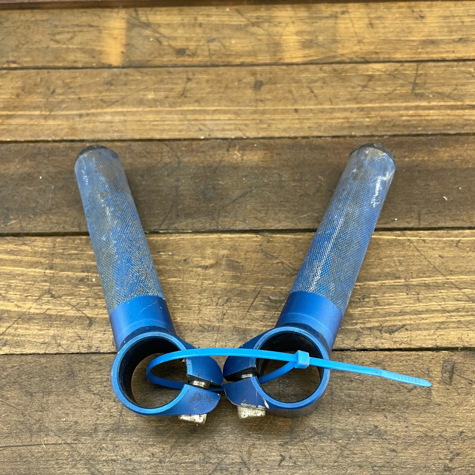 Vintage Control Tech Control Stix Bar Ends MTB Blue Anodized 90s Extension A4 - Image 3 of 4