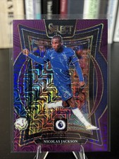 2024-25 Panini Select Premier League - Terrace Nicolas Jackson #84 Purple Mojo 