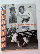 1992 Florida Gators Game Program w Jack Youngblood, Spurrier, Van Sickel