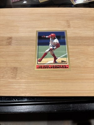 1998 Topps # 10 Deion Sanders Nm/Mt