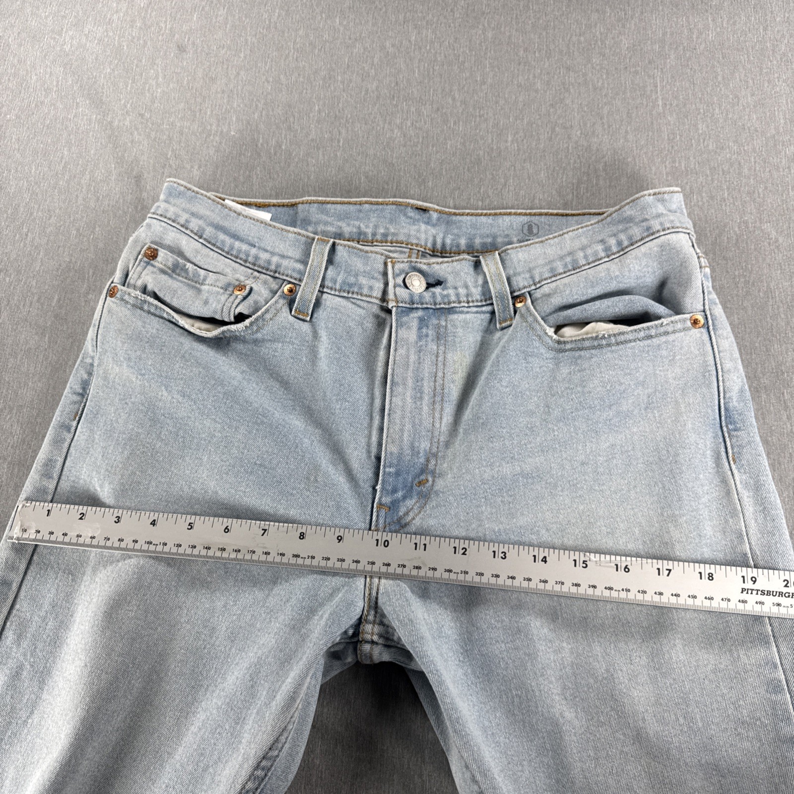 Levi's 511 Slim Fit Jeans W30 L32 Mens Light Wash Denim thumbnail 11