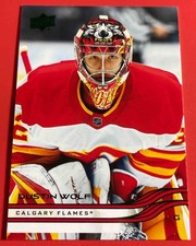 2025-26 Upper Deck Series 2 Holiday Dustin Wolf #271 Flames