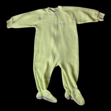 Carter's 90s Vintage Green Sheep Sleeper Sz 18M