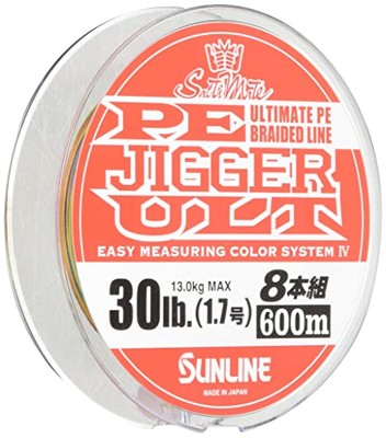 SUNLINE PE Line Saltimate Jigger ULT Set of 8 600 m No. 1.7 30