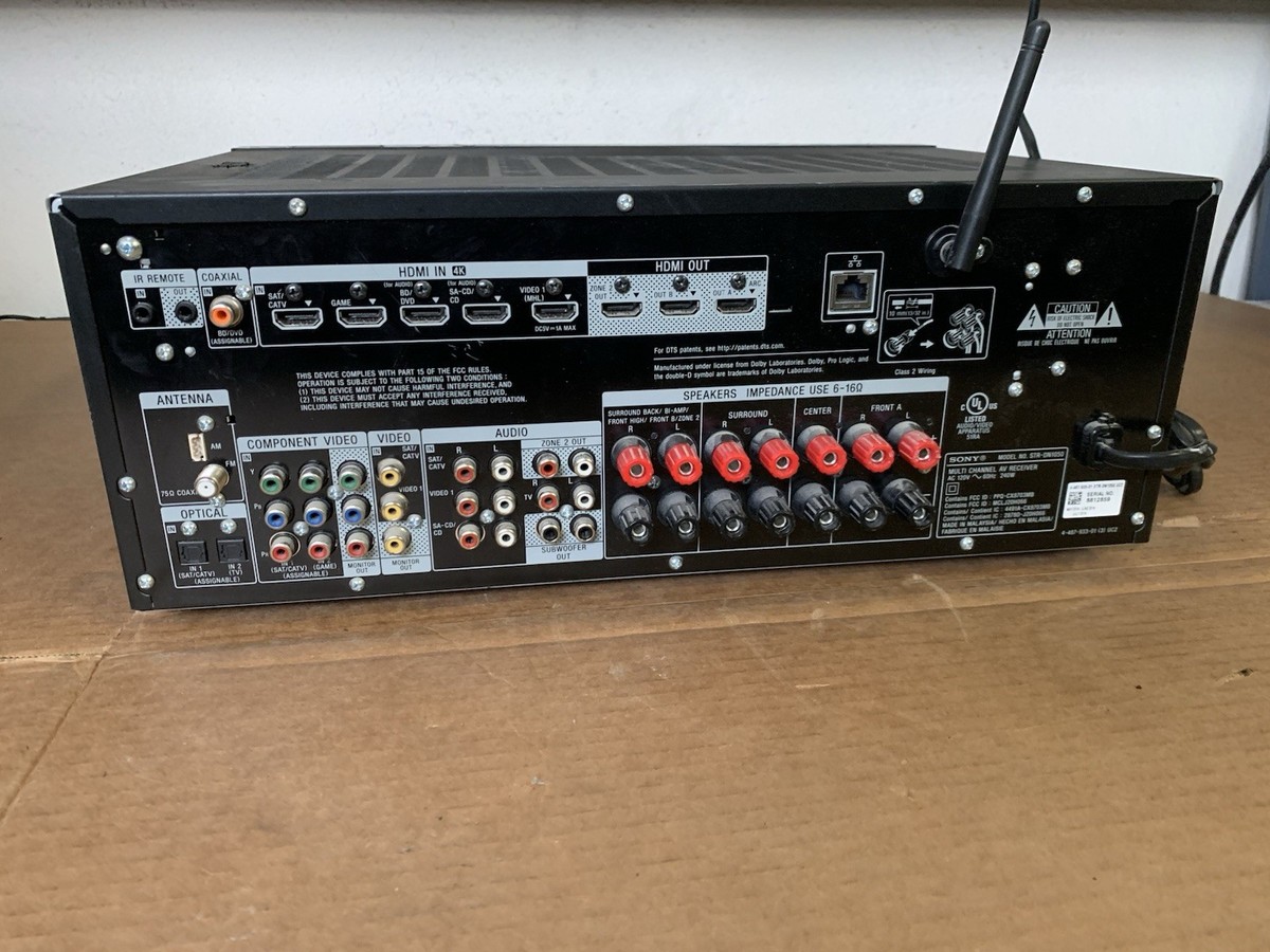 Genuine Sony STR-DN1050 7.2ch AV Receiver with Wi-Fi Bluetooth No