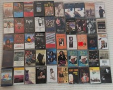 Vintage Lot Of 50 Classic Rock, R B, Classic Cassette Tapes 60s, 70s, 80s, 90s