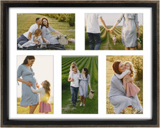 , 11X14 Collage Picture Frame with Five 4X6 Inch Opening, Horizontal and Vertica