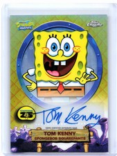 2025 Topps Chrome 25th Anniversary SpongeBob—Tom Kenny Autograph #SA-SB