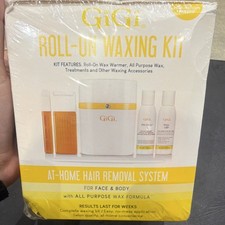 GiGi Roll-On Waxing Kit for Face  Body, All Purpose Wax Formula, 99065AMZ