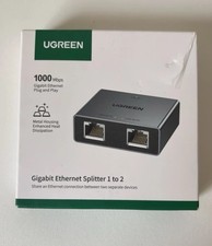 UGREEN 1000Mbps Ethernet Splitter 1 to 2, Plug and Play