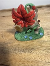 Charming Tails Peek A Boo In Posies Summer Spring Red Flowers Mouse Figurine Charming Tails Peek A Boo In Posies Summer Spring Red Flowers Mouse Figurine