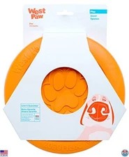 Lightweight Floating Dog Flying Disc, 8.5" Fetch Toy & Food/Water Bowl,