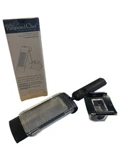 Pampered Chef Microplane Adjustable Grater #1105 with Food Holder