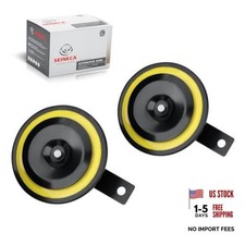Motorcycle Horn 130DB 12V Super Loud, High and Low Tone Metal Disc Kit