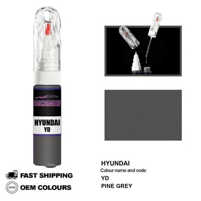FÜR HYUNDAI PINE GREY YD Touch Up Lackstift Pinsel Fix Kit Kratzer Chip Set