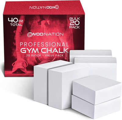 Gym Chalk Blocks - Premium Sport Hand Chalk - Easy Grip, Moisture Absorbing, Ath