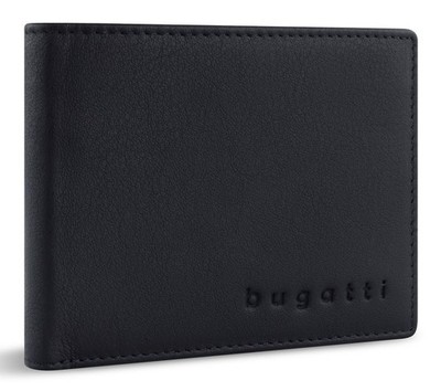 bugatti Lima RFID Mini Wallet With Flap Geldbörse Black schwarz Neu