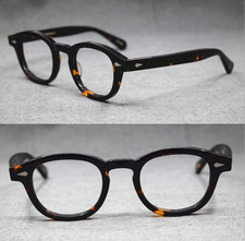 Classic Acetate Eyeglass Frames Retro Spectacles Johnny Depp Glasses 46 24-145mm