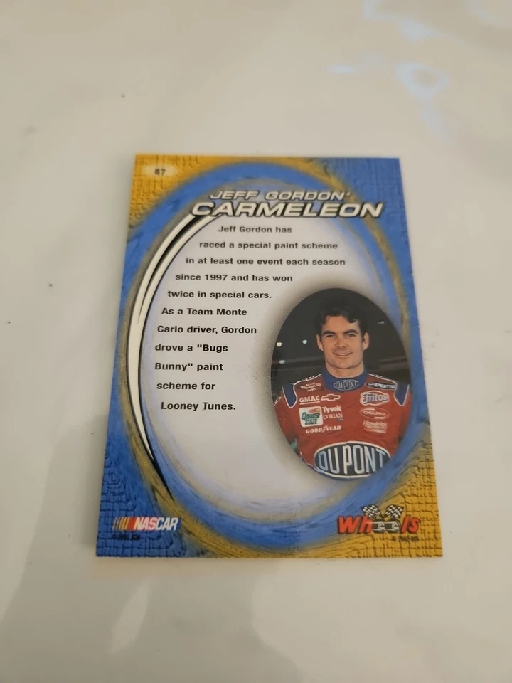 Hogh Gear Wheels 2002 autografiado Jeff Gordon Carmeleon #47 Foto 4 de 4