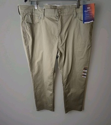 New Levis 541 Pants Mens 40x30 (fit 41x29 ) Beige Athletic Taper Tech Stretch