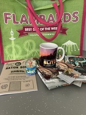 Flambards Theme Park souvenir  Set, WW2 , Victorian Set, Teatowels, Bag, Mug