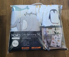 Nojo Crib Bedding Set Zoo Animals