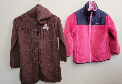 2 pieces Pre-owned Fall, Winter- Sweater Girls S 5/6- see picture