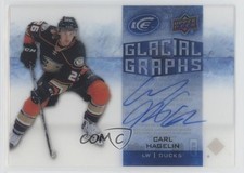 2015-16 Upper Deck Ice Glacial Graphs Carl Hagelin #GG-CH Auto 0w0l