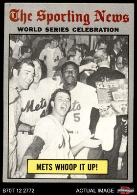 1970 Topps #310 1969 World Series - Mets Whoop it Up Mets / Orioles 6 - EX/MT