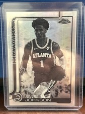 2025 Topps Chrome Jalen Johnson Negative Refractor - Hawks 