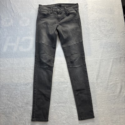 Flying Monkey Platinum Jeans Black Womens 28 Stretch Boho