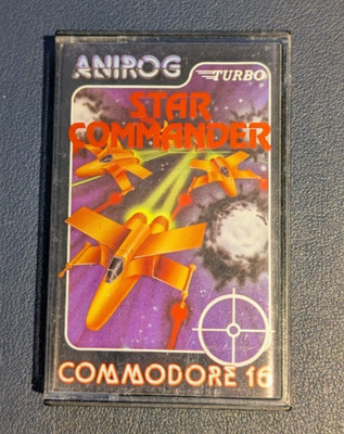 Star Commander C16/+4 Anirog Commodore 16 Plus 4 funktionstüchtig