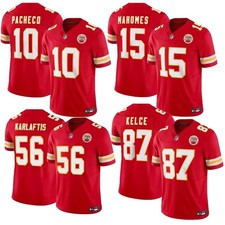 Men's Chiefs All Player Red Stitched Limited Stitched Jersey