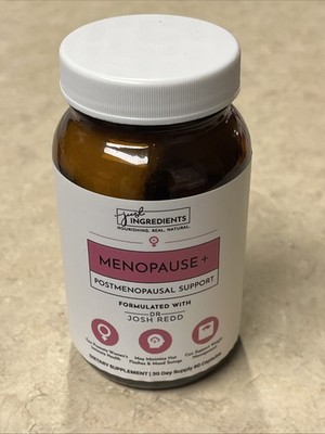 Just Ingredients Menopause Plus PostMenopausal Support 60 Capsules 30 Day Supply