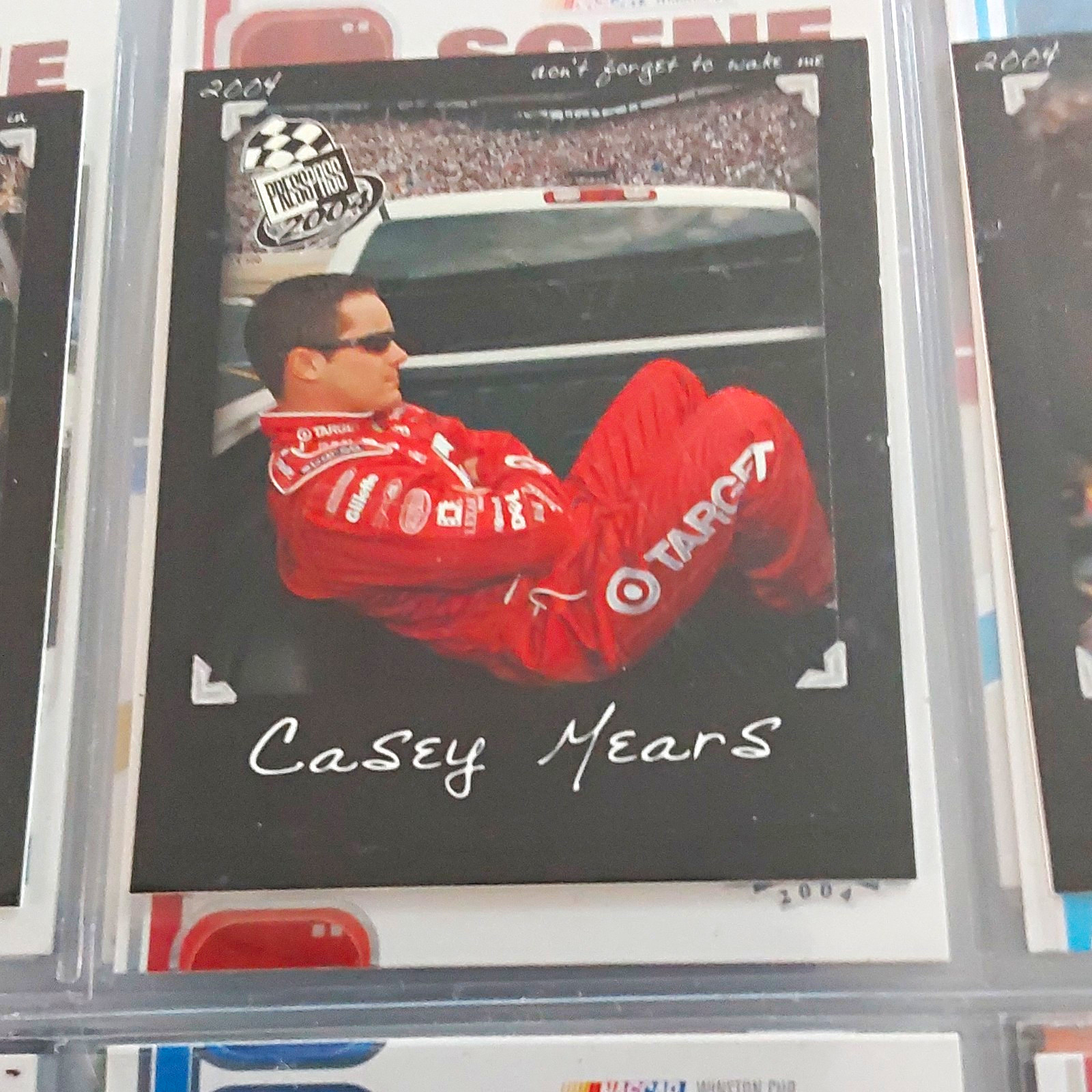 Press Pass 2004 Snapshots Insert Casey Mears Target Ganassi Racing SS 18/36