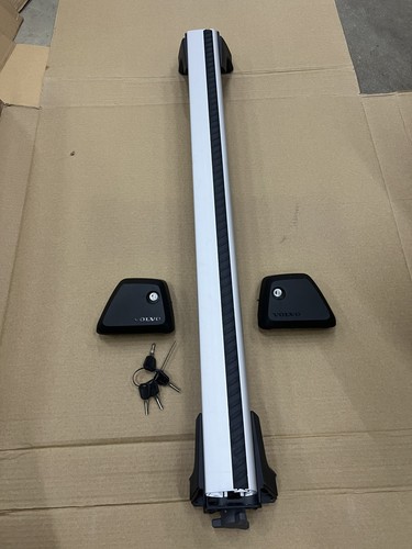 2018 - 2026 VOLVO XC60 GENUINE ROOF RAIL CROSS BAR RACK W/ KEYS PART# 32351090