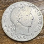 Rare 1908-O Barber Half Dollar Actual Coin See Pic Checkout My Other barber’s